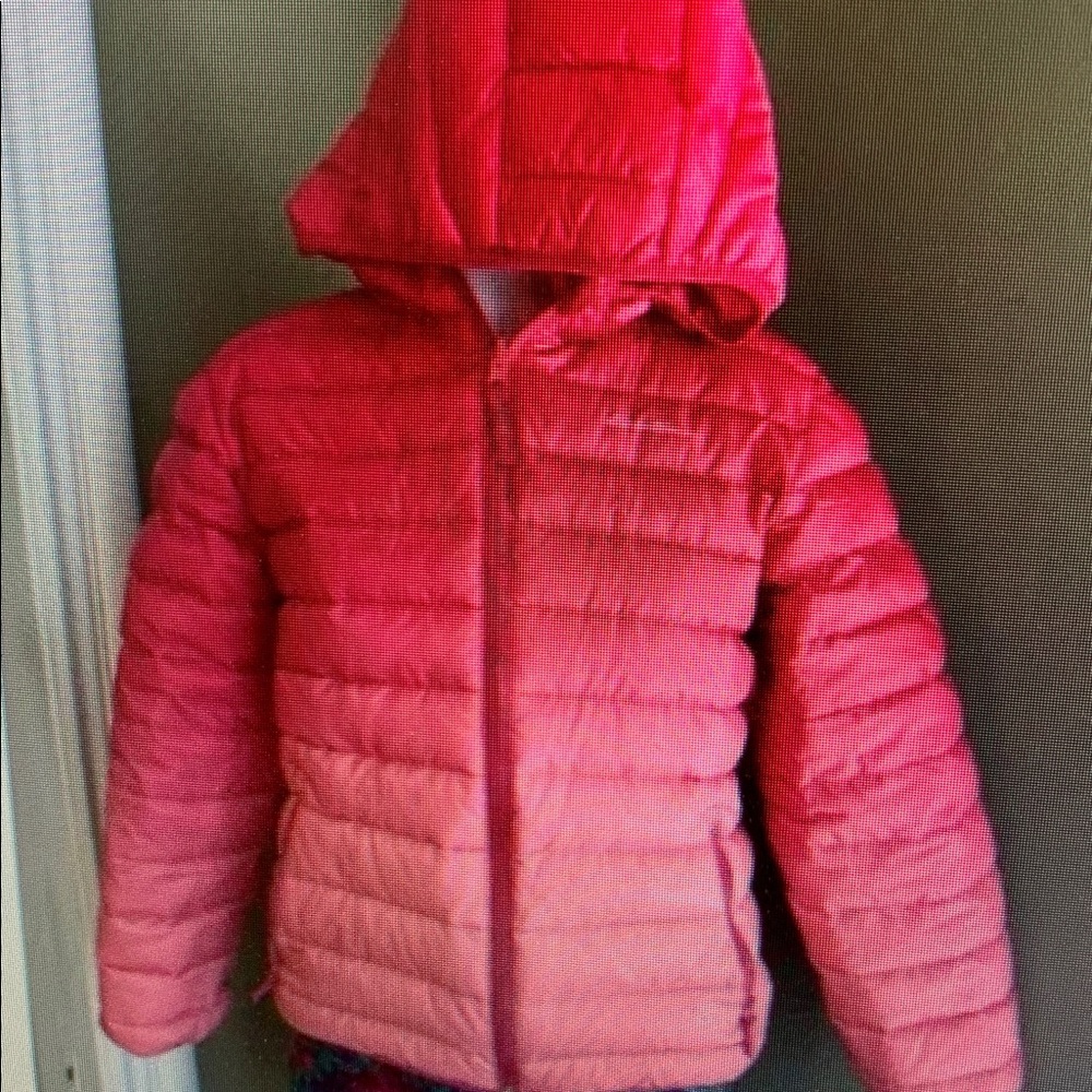 Vibrant Red Kids Puffer Jacket